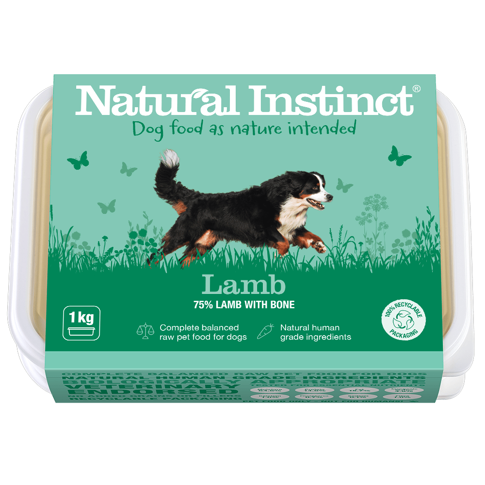 Natural lamb dog store food