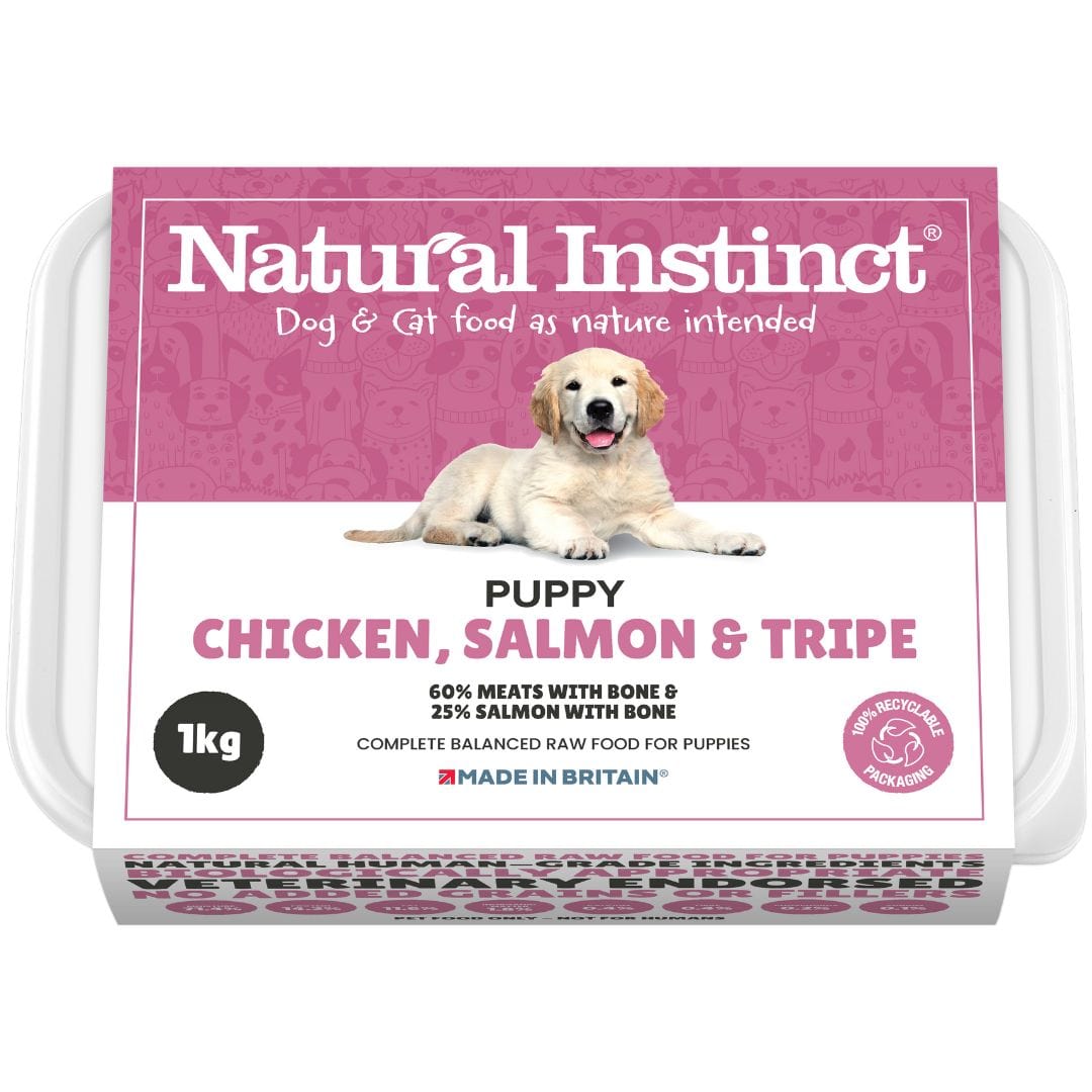 Natural Instinct Puppy Chicken, Salmon and Tripe