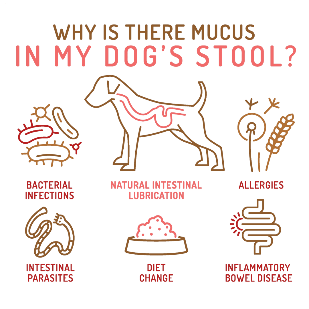 why is there mucus in my dog's poo infographic