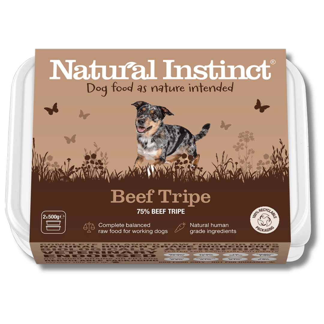 Natural Instinct 2x500g Beef Tripe