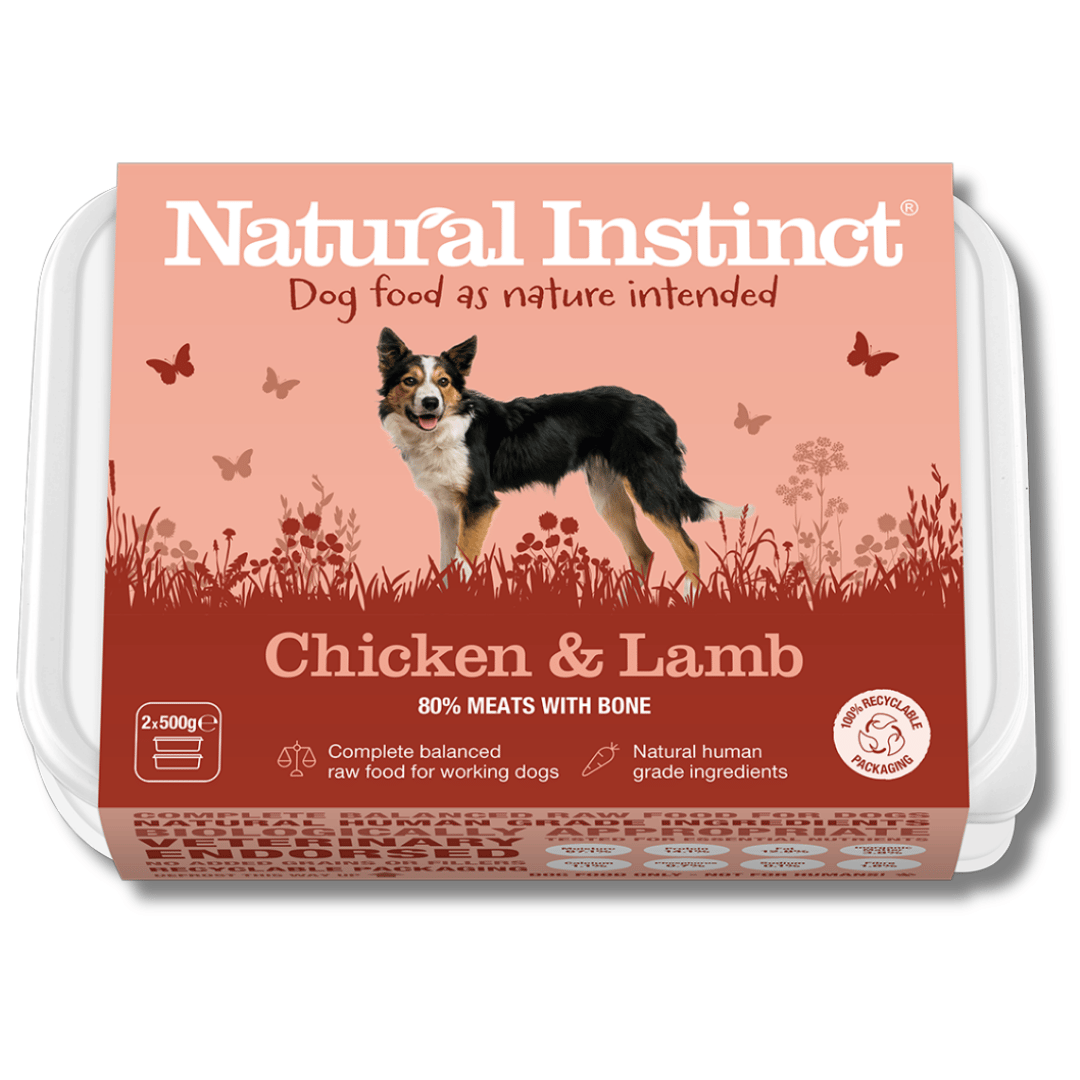 Natural Instinct 2x500g Chicken & Lamb