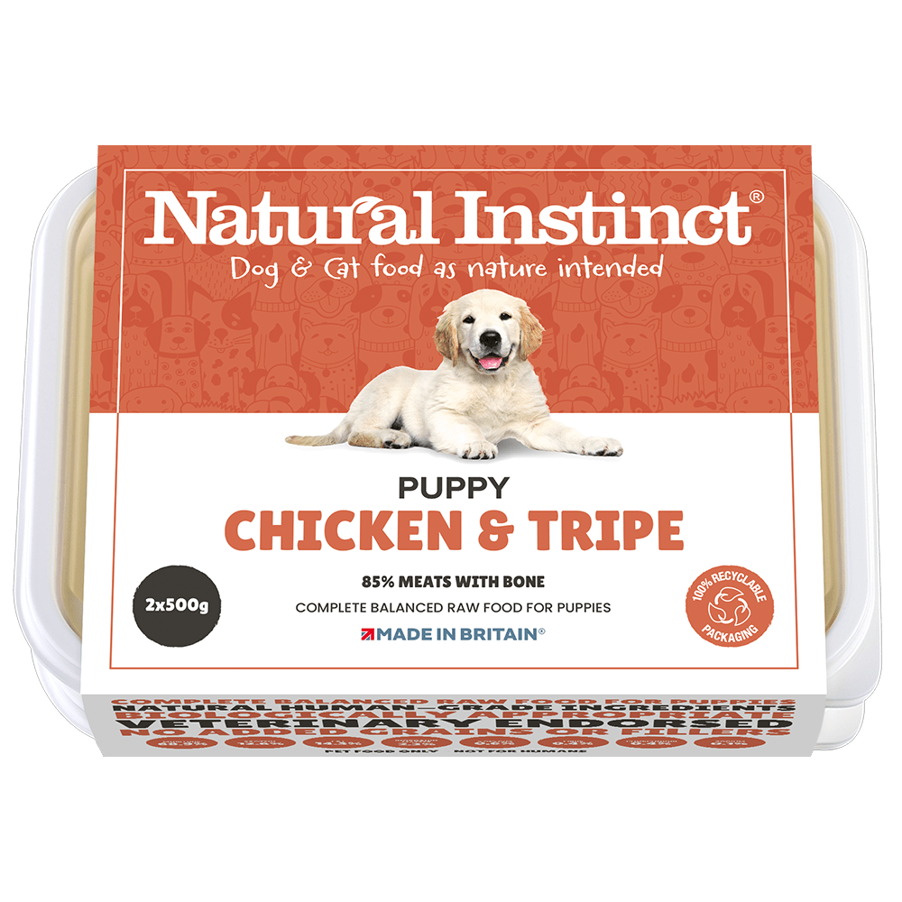 Natural Instinct 2x500g Puppy Chicken and Tripe