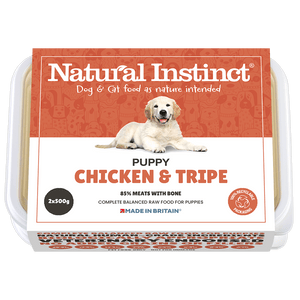 Natural Instinct 2x500g Puppy Chicken and Tripe