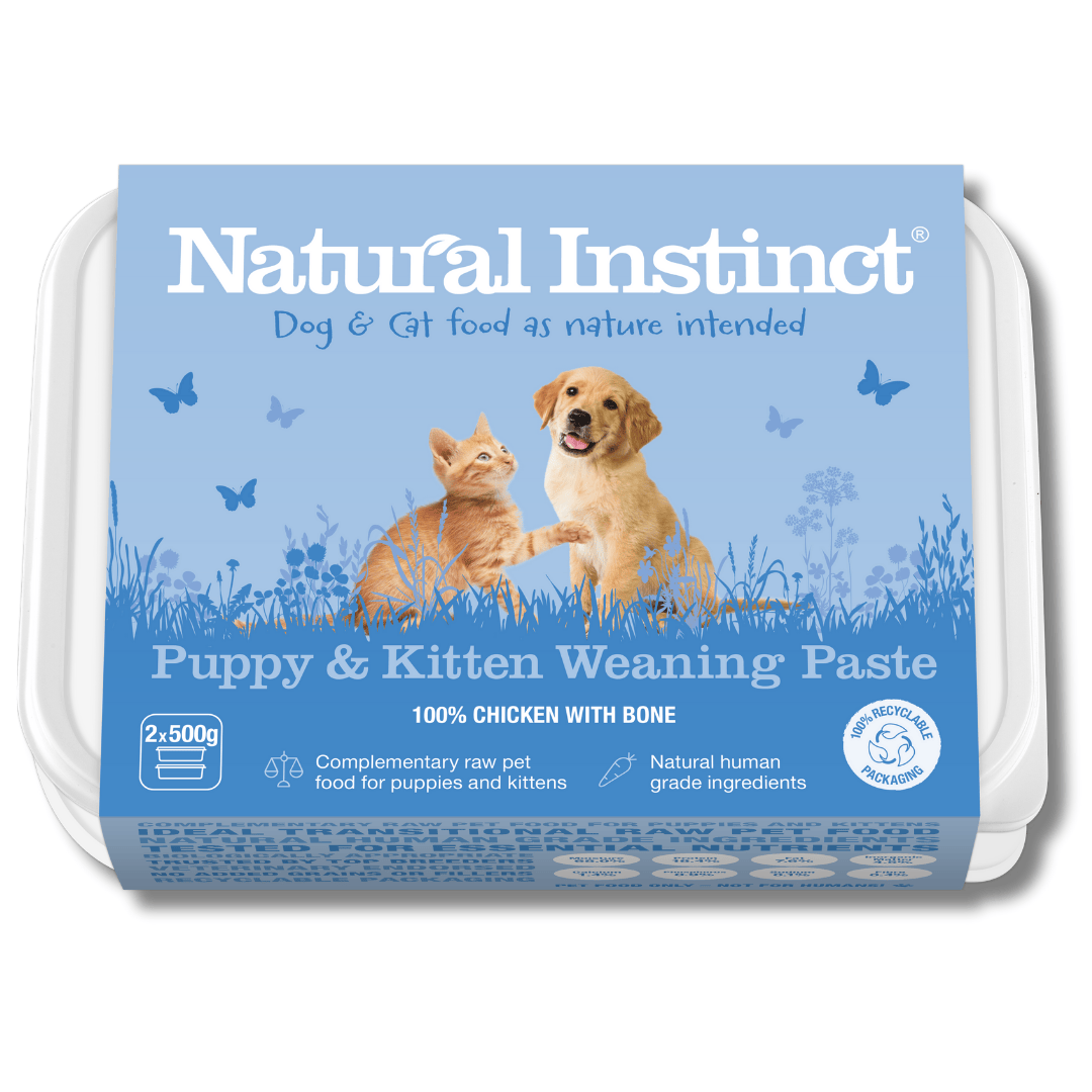 Natural Instinct 2x500g Puppy & Kitten Weaning Paste