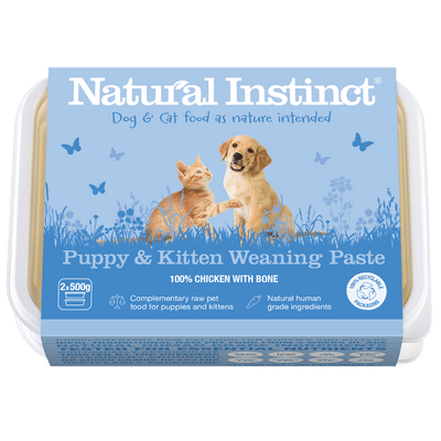 Natural Instinct 2x500g Puppy & Kitten Weaning Paste