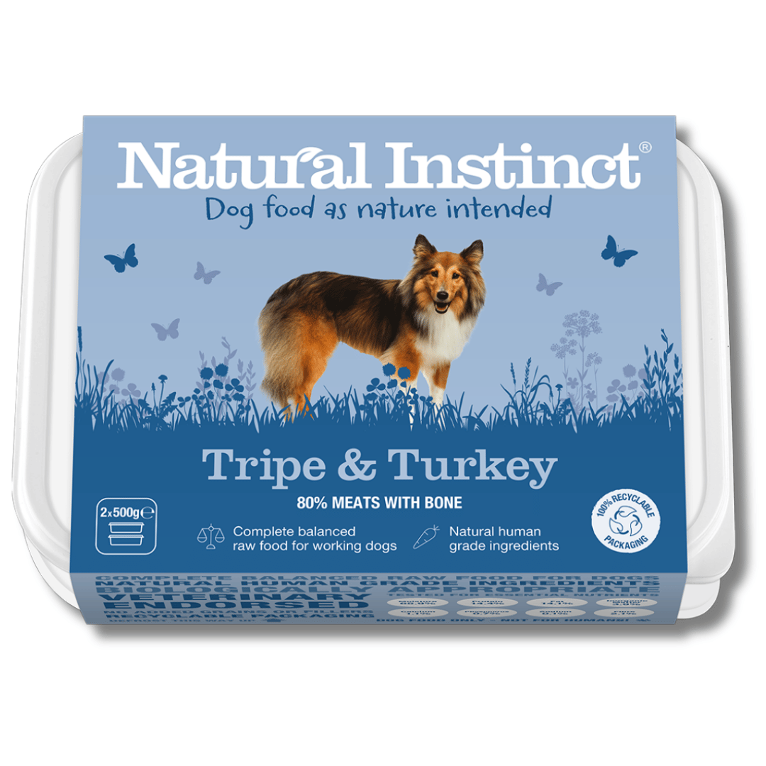 Natural Instinct 2x500g Tripe & Turkey