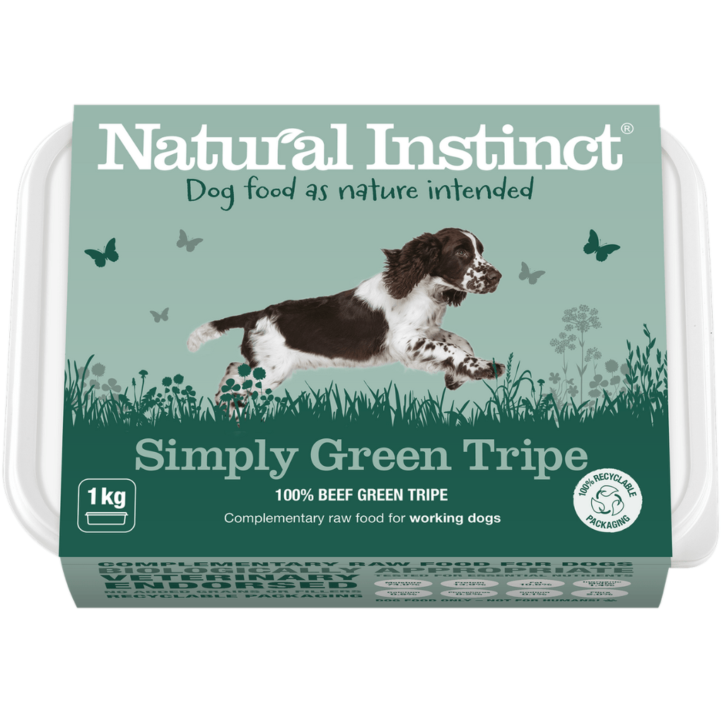 Simply Green Tripe Working Dog Food Natural Instinct