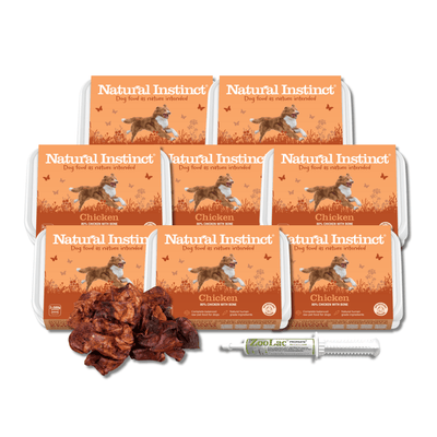 Natural Instinct Transition to Raw Bundle – Natural Chicken 2x500g – 8kg