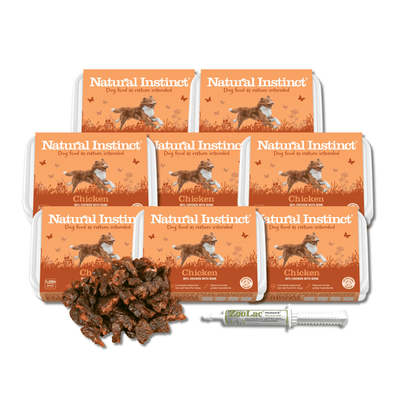 Natural Instinct Transition to Raw Bundle – Natural Chicken 2x500g – 8kg